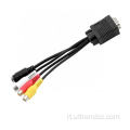 AV TV Out Adattater Converter Video Cable